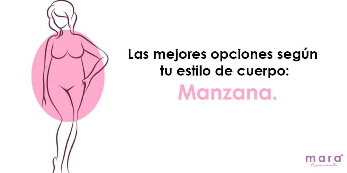 El mejor traje de baño para cuerpo en forma de manzana