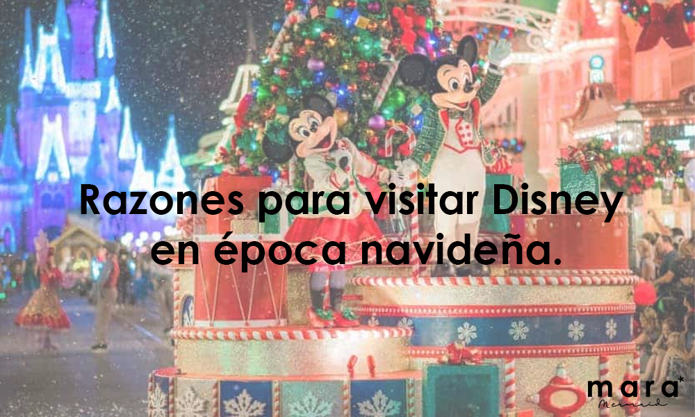 Razones para visitar Disney en época navideña