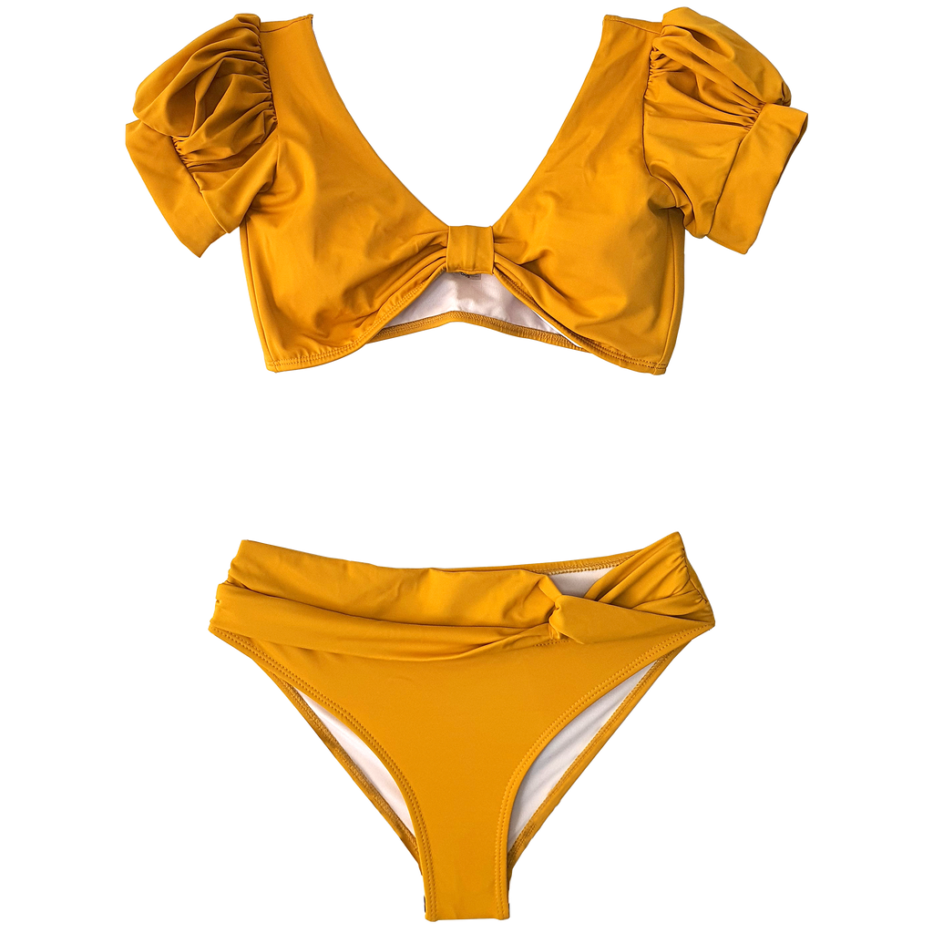 Bikini manga corta