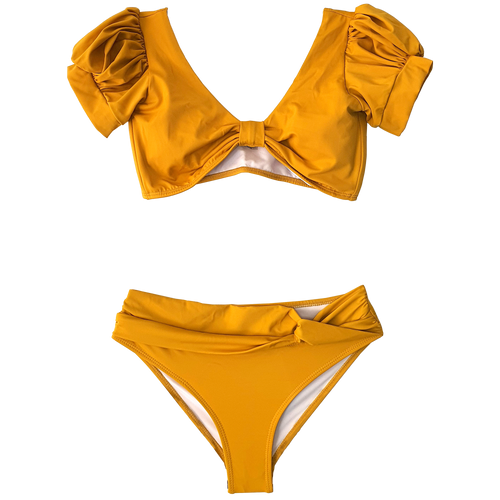 Bikini manga corta