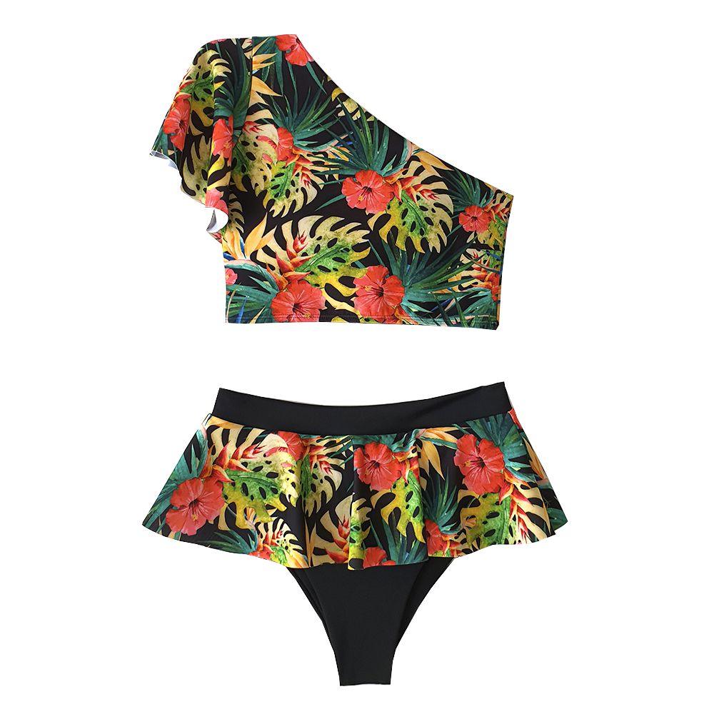Bikini de 2 piezas con olanes