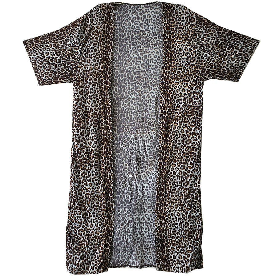 salida de playa animal print