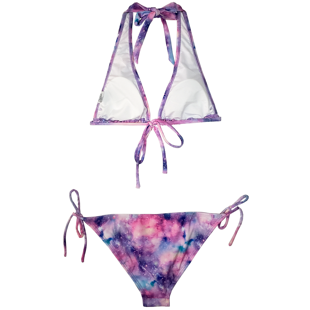 traje de baño estampado de constelacion